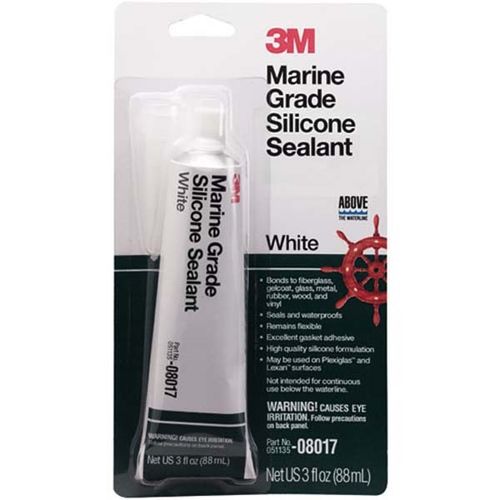 AMR3-M-08019 * 3M Marine Grade Clear Silicone Sealant - 3 OZ