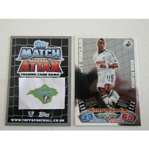 Topps Match Attax 2011 2012 Football Cards Teams N-W Card Variants (ef2)