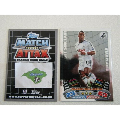 Topps Match Attax 2011 2012 Football Cards Teams N-W Card Variants (ef2)