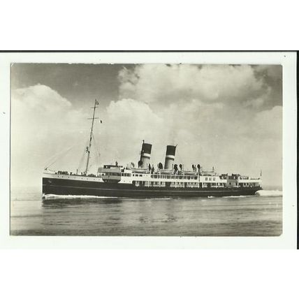 Zeeland SS Co. SS MECKLENBURG Postcard (Company card