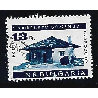 BULGARIA 1966 ANCIENT MONUMENTS 13s BLUE CAFE BOZHENTSI GABROVO SG1593 FINE USED