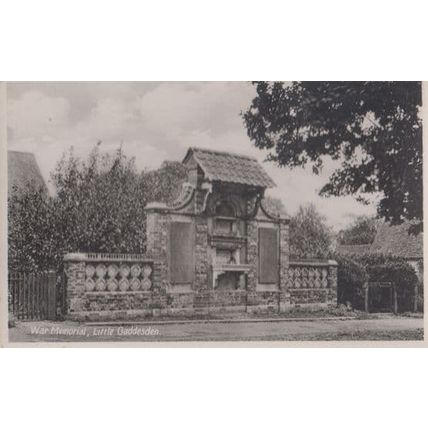 The War Memorial Little Gaddesden Hertfordshire Old Military Real Photo Postcard