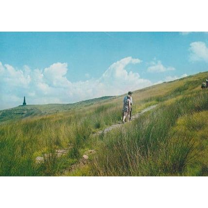 Mackinholes Pack Horse Track Yorkshire Stoodley Pike Pennine Way Postcard