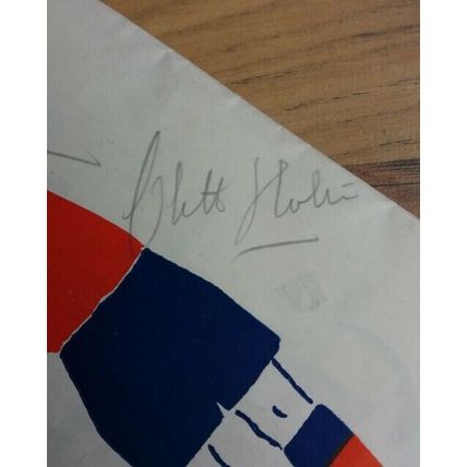1954 England vs Wales (autographed) ** FREE P&P **