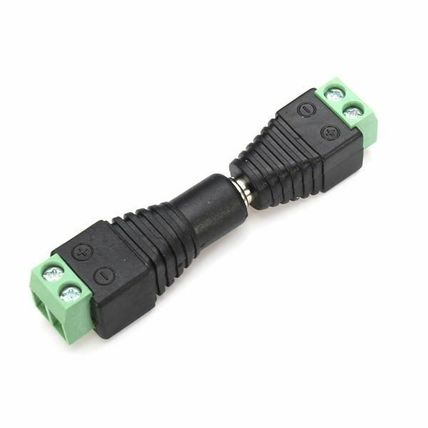 1-Pair - 1x Male + 1x Female 2.1 x 5.5mm 12VDC Plug Power Jack Connector