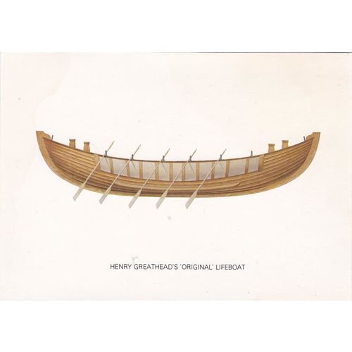 Artist Drawn Henry Greatheads Original Lifeboat Postcard (S12161)