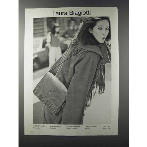 1981 Laura Biagiotti Handbag Ad