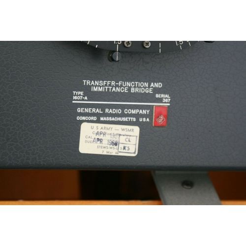 General Radio Genrad TYPE 1607-A TRANSFER-FUNCTION IMMITANCE Bridge 1607A