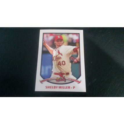 2015 Topps MLB Stickers # 253 Shelby Miller Mint (9) St Louis Cardinals