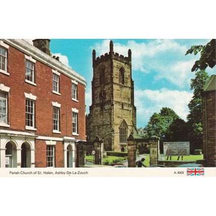 Standard size printed Parish Church St Helen Ashby de la Zouch Leicestershire