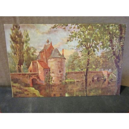 PORTE MARECHALE, BRUGES unused vintage postcard painting no. 40 =