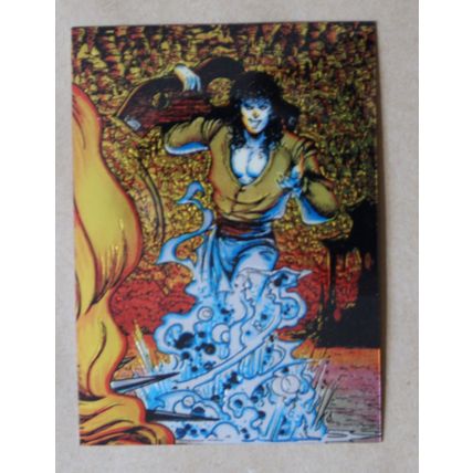 Lady Death All-Chromium Base trading Card # 8 (C) 1994 Chaos Krome comics