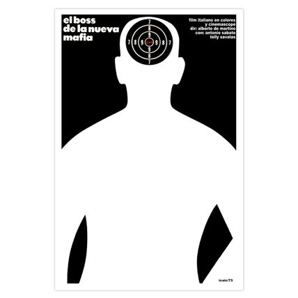 Movie Poster for film"MAFIA New Boss"Italian film Noir.Decorative design.Target.