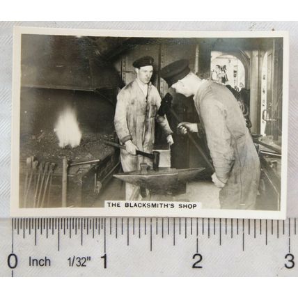 1937 Senior Service The Navy No. 30 The Blacksmith Shop, HMS Nelson