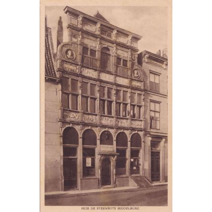 Huis de Steenrots Middelburg Zeeland Dutch Old Postcard