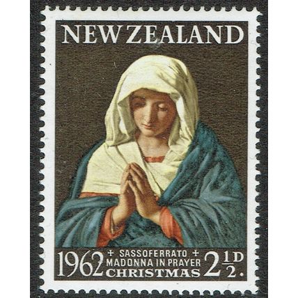 New Zealand 1962 Christmas 2½d Multicoloured SG814 UM