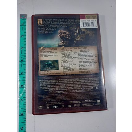 the Lord of the rings the two towers DVD widescreen rated PG-13 good