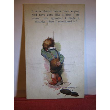 BAMFORTH WITTY COMIC SERIES No 1763 humour.. used antique postcard c.1905 =