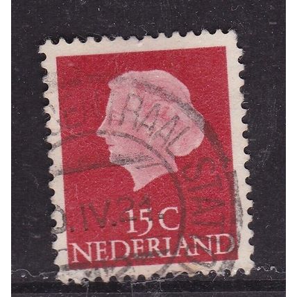 Netherlands 1953 Queen Juliana 15c Fine Used SG 777 VGC