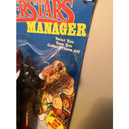 wwf ljn wrestling superstars announcer "mean" gene okerlund wrestling figure.
