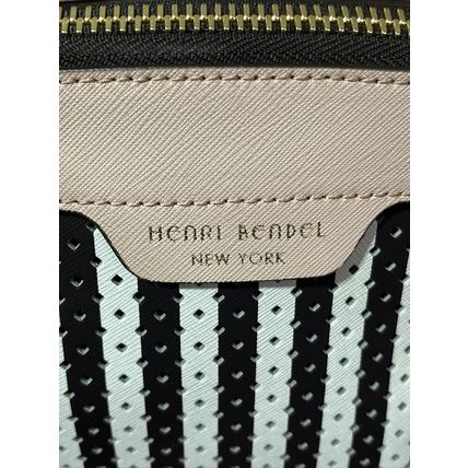Henri Bendel Striped Designer Fashionable Bag