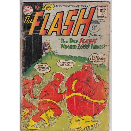 Flash 115 - 1960 - Elongated Man - Good REDUCED PRICE