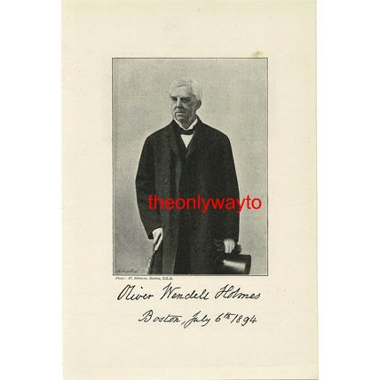 Oliver Wendell Holmes, Author & Academic, Book Illustration (Print), 1895