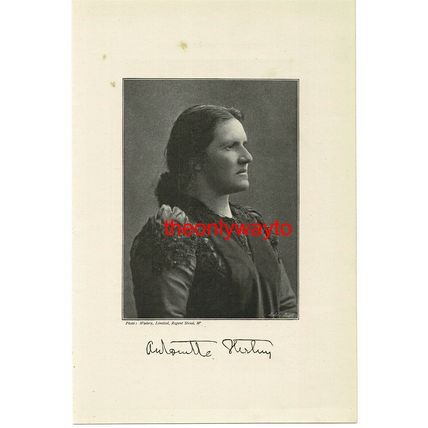 Antoinette Sterling, American Singer, Book Illustration (Print), 1895