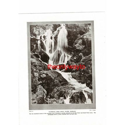Water Fall, Small Water, Mardale, Westmorland, Book Illustration, c1920
