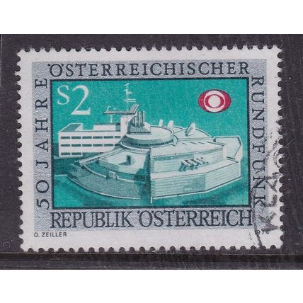 Austria 1974 Broadcasting Studios Salzburg 2s Fine Used SG 1717 VGC