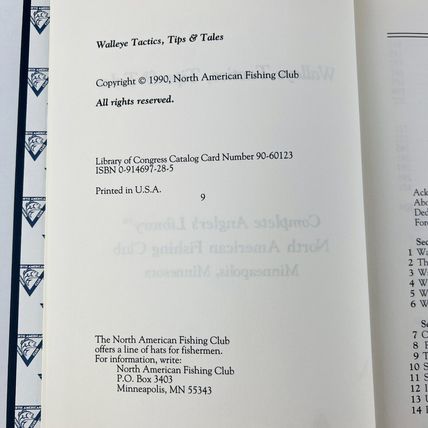 Walleye Tactics, Tips & Tales (Complete Angler's Library) Hardcover Mark Strand
