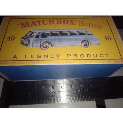 Matchbox - No40 Tiger Coach - OVERSIZE PROMOTION - Replica Box