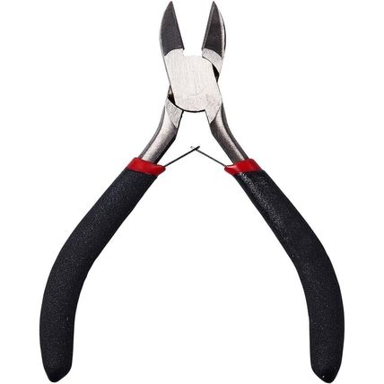 MINI PROCISION SIDE CUTTING PLIERS SPRUNG GRIP HANDLE HOBBY CRAFT ART JEWELLERY