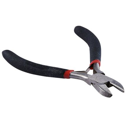 MINI PROCISION SIDE CUTTING PLIERS SPRUNG GRIP HANDLE HOBBY CRAFT ART JEWELLERY