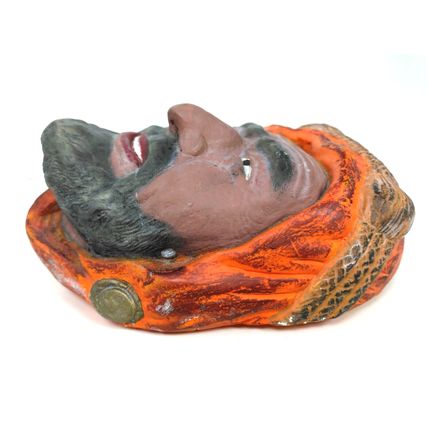 Middle Eastern/Syrian/Arabian Man w/ Beard/ Wall hang - Bossons Type Chalkware