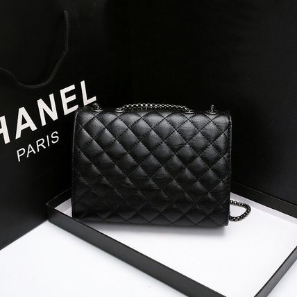 Casual Tassel Flip Quilted Black Color Bag