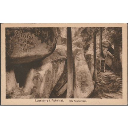 Otto Amalienfelsen, Luisenburg im Fichtelgebirge, c.1920s - Kohler AK