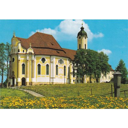 Die Wies Wallfahrtskirche Germany Postcard unused VGC