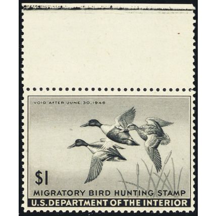 RW12, Mint VF NH $1 Federal Duck - SCV $100.00 ** Stuart Katz