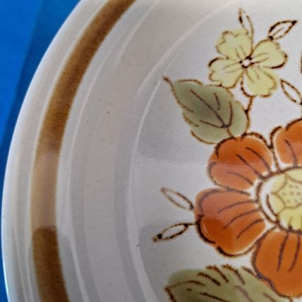 Vintage Lot 4 Mountain Wood TRELLIS BLOSSOM Bread & Butter PLATES 6 3/8" Japan