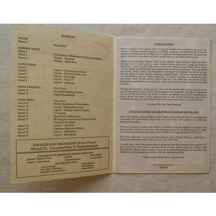 1989 The 5th Triennial Shrewsbury Model Railway Exhibition Guide