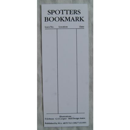 Spotters Bookmark - BR Std. 4MT 75069