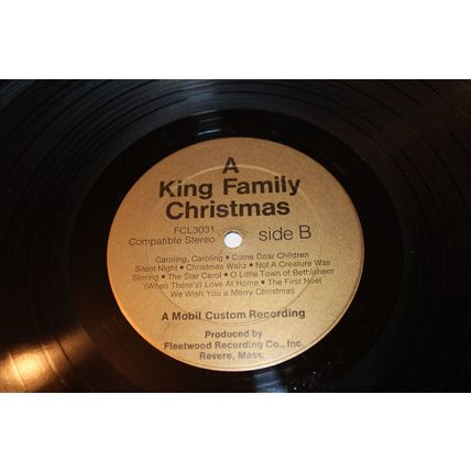 THE KING FAMILY CHRISTMAS-LP with Highlights from their Christmas TV Specia