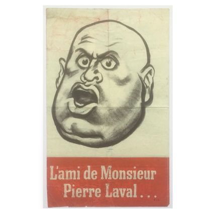 Original WW2 British Air Drop Propaganda Leaflet. - Code F.59. - 1942.
