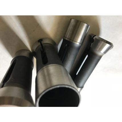 NEW LOT 4 hardinge .361" ROUND COLLET 1.375" X 5" WITH INTERNAL THREAD,SA