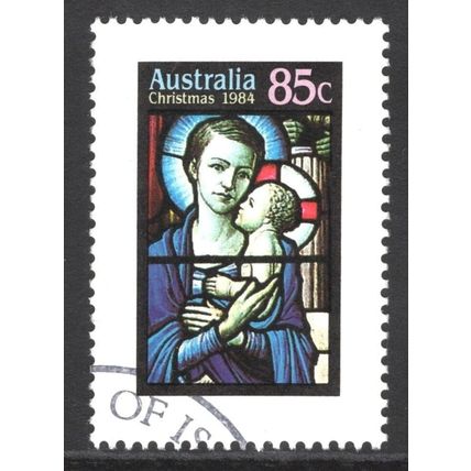 AUSTRALIA 1984: CHRISTMAS - STAINED GLASS WINDOWS - 85c USED (G7)