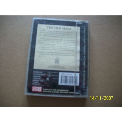 THE OLD MAID by EDITH WHARTON X2 AUDIO CASSETTES COMPLETE AND UNABRIDGED