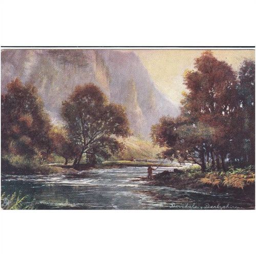 Raphael Tuck, Dovedale,Derbyshire Postcard (DER3617)