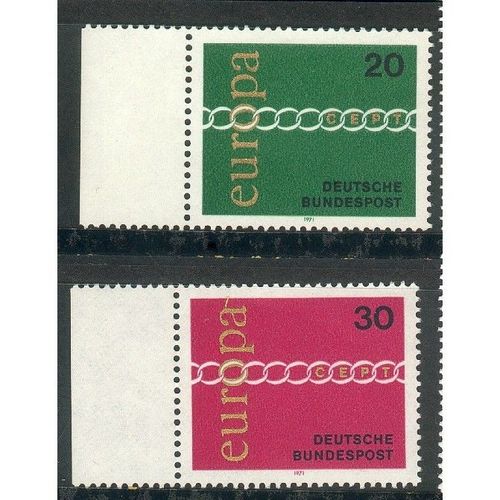 Germany 1971 - SG1583-84 - Europa - "Chain" (unused)