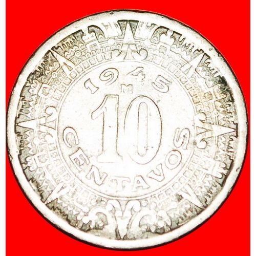 WARTIME (1939-1945): MEXICO ★ 10 CENTAVOS 1945! LOW START★NO RESERVE!